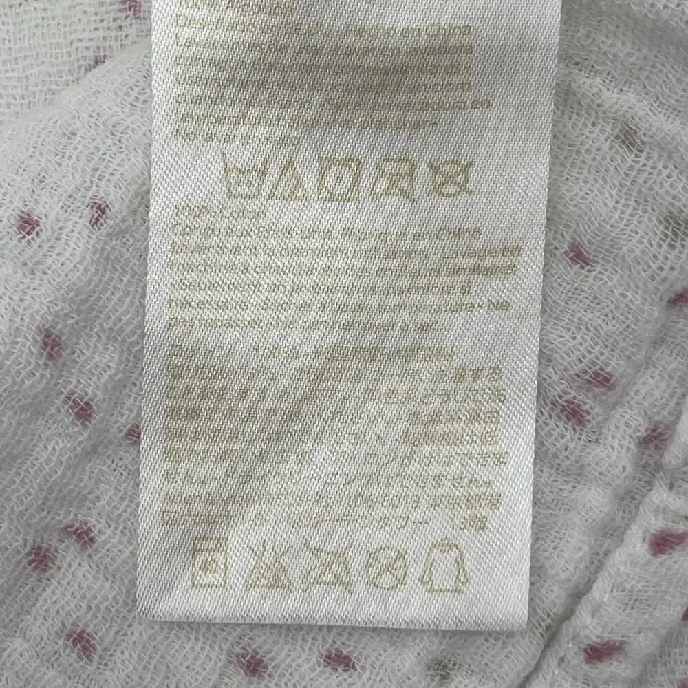 ADEN + ANAIS Baby Swaddle Blanket White Muslin Pink Gray Confetti Sleep Light